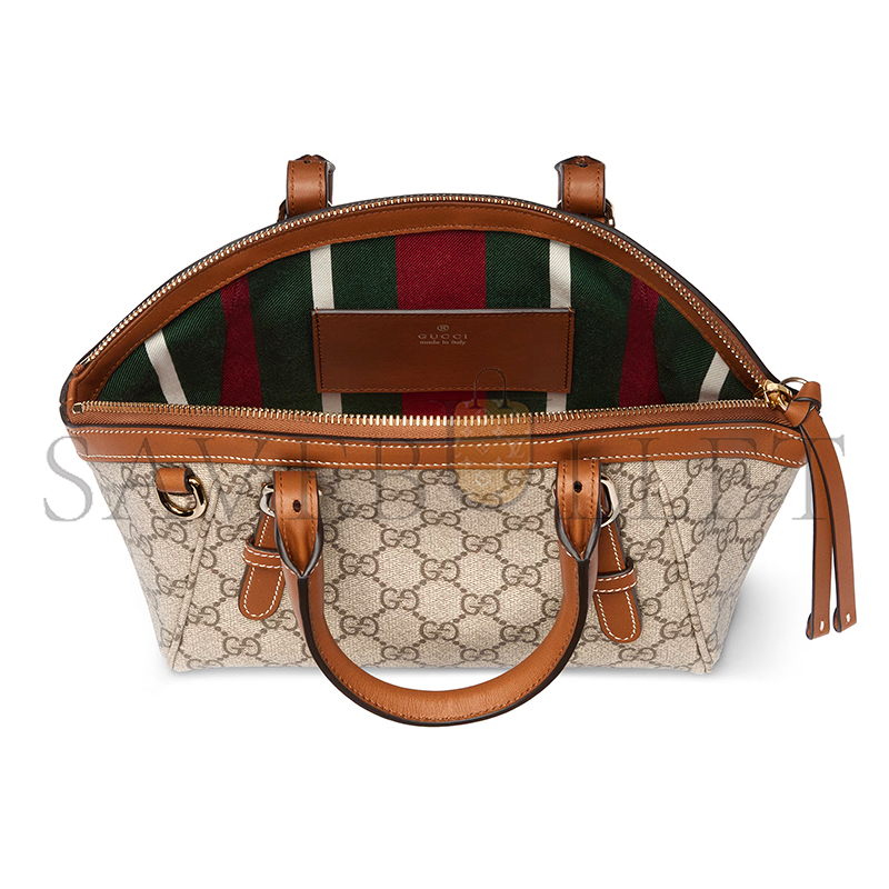 GUCCI GG EMBLEM SMALL TOP HANDLE BAG 839005 (31*17*12cm)
